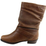 Andacco Hillside Womens Leather Comfort Mid Calf Boots Made In Brazil
