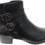 Caprice Naomi Womens Extra Wide Fit Comfortable Leather Ankle Boots