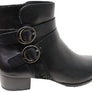 Caprice Naomi Womens Extra Wide Fit Comfortable Leather Ankle Boots