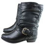 Andacco Hillside Womens Leather Comfort Mid Calf Boots Made In Brazil