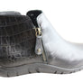 Andacco Central Womens Leather Comfortable Ankle Boots Made In Brazil