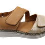 Cabello Comfort Rhonda Womens Leather Comfortable Sandals