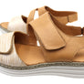 Cabello Comfort Rhonda Womens Leather Comfortable Sandals