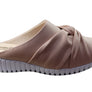 Comfortflex Mandy Womens Comfortable Closed Toe Open Back Mules