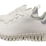 ECCO Womens Comfortable Leather Gruuv Sneakers Shoes