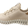 ECCO Womens Comfortable Leather Gruuv Sneakers Shoes