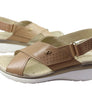 Pegada Paros Womens Comfortable Leather Sandals Made In Brazil
