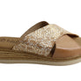 Lola Canales Anita Womens Comfort Leather Slides Sandals Made In Spain