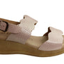 Lola Canales Belinda Womens Comfy Leather Wedge Sandals Made In Spain