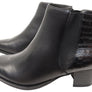 Scholl Orthaheel Heaven Womens Comfortable Leather Ankle Boots