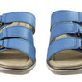 Pegada Treat Womens Comfort Leather Slides Sandals Made In Brazil