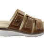 Pegada Treat Womens Comfort Leather Slides Sandals Made In Brazil