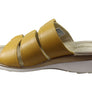 Pegada Treat Womens Comfort Leather Slides Sandals Made In Brazil