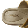 Pegada Treat Womens Comfort Leather Slides Sandals Made In Brazil