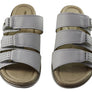 Pegada Treat Womens Comfort Leather Slides Sandals Made In Brazil