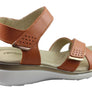 Pegada Kerala Womens Comfortable Leather Sandals Made In Brazil