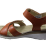 Pegada Kerala Womens Comfortable Leather Sandals Made In Brazil