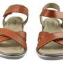 Pegada Kerala Womens Comfortable Leather Sandals Made In Brazil