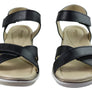 Pegada Kerala Womens Comfortable Leather Sandals Made In Brazil