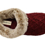 Dearfoams Womens Comfortable Hannah Chenille Knit Clog Slippers