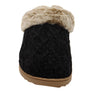 Dearfoams Womens Comfortable Hannah Chenille Knit Clog Slippers