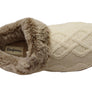 Dearfoams Womens Comfortable Hannah Chenille Knit Clog Slippers