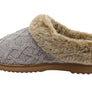 Dearfoams Womens Comfortable Hannah Chenille Knit Clog Slippers