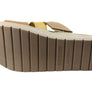Pegada Dee Dee Womens Comfort Leather Slides Sandals Made In Brazil