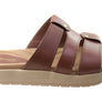 Pegada Dee Dee Womens Comfort Leather Slides Sandals Made In Brazil