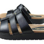 Pegada Dee Dee Womens Comfort Leather Slides Sandals Made In Brazil