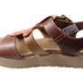 Pegada Atlas Womens Comfortable Leather Sandals Made In Brazil