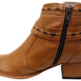 J Gean Bettie Womens Comfortable Leather Ankle Boots Made In Brazil