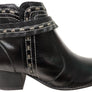 J Gean Bettie Womens Comfortable Leather Ankle Boots Made In Brazil
