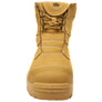 KingGee Mens Bennu Pro 6 Comfortable Leather Work Boots Wheat