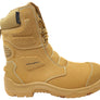 KingGee Mens Bennu Pro 9 Comfortable Leather Work Boots Wheat