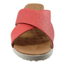 Usaflex Ginni Womens Comfort Leather Slides Sandals Made In Brazil