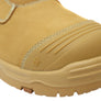 KingGee Mens Bennu Pro 9 Comfortable Leather Work Boots Wheat