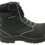 KingGee Mens Bennu Pro 6 Comfortable Leather Work Boots Black