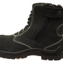 KingGee Mens Bennu Pro 6 Comfortable Leather Work Boots Black