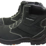 KingGee Mens Bennu Pro 6 Comfortable Leather Work Boots Black