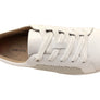 Homyped Womens Lotti Lace White Leather Wide Fit Casual Shoes