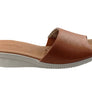 Usaflex Sunrise Womens Comfort Leather Slides Made In Brazil