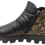 Orizonte Intrepid Womens European Comfortable Leather Ankle Boots