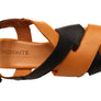 Orizonte Rossie Womens European Comfortable Low Heel Leather Sandals