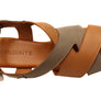 Orizonte Rossie Womens European Comfortable Low Heel Leather Sandals
