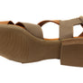 Orizonte Rossie Womens European Comfortable Low Heel Leather Sandals
