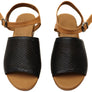 Orizonte Pinor Womens European Comfortable Low Heel Leather Sandals