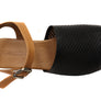 Orizonte Pinor Womens European Comfortable Low Heel Leather Sandals