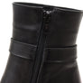 Orizonte Vello Womens European Comfortable Leather Heeled Ankle Boots