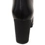 Orizonte Vello Womens European Comfortable Leather Heeled Ankle Boots
